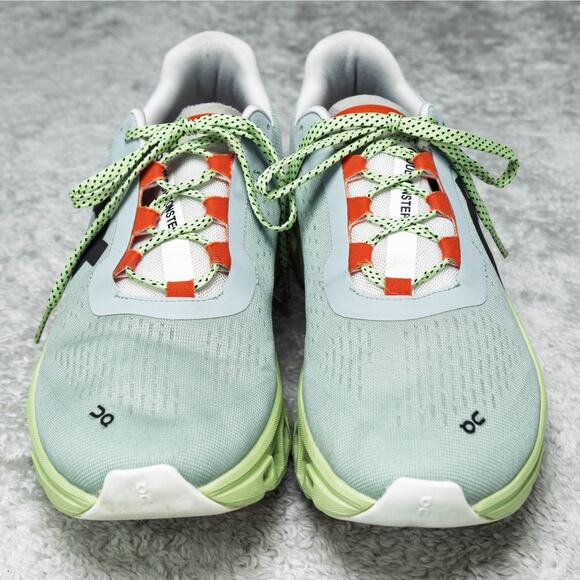On Cloud Cloudmonster Green Glacier Gray Running Shoes Sneakers Womens Size 10 - Picture 2 of 15